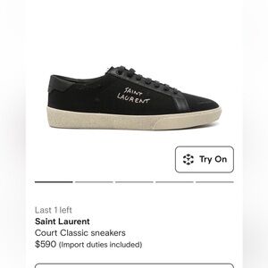 Saint Laurent Court Classic sneakers